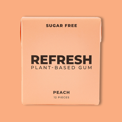Peach Gum Sugar Free 0.74 oz image