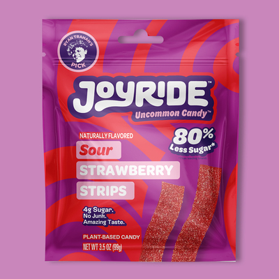 Sour Strawberry Strips 3.5 oz