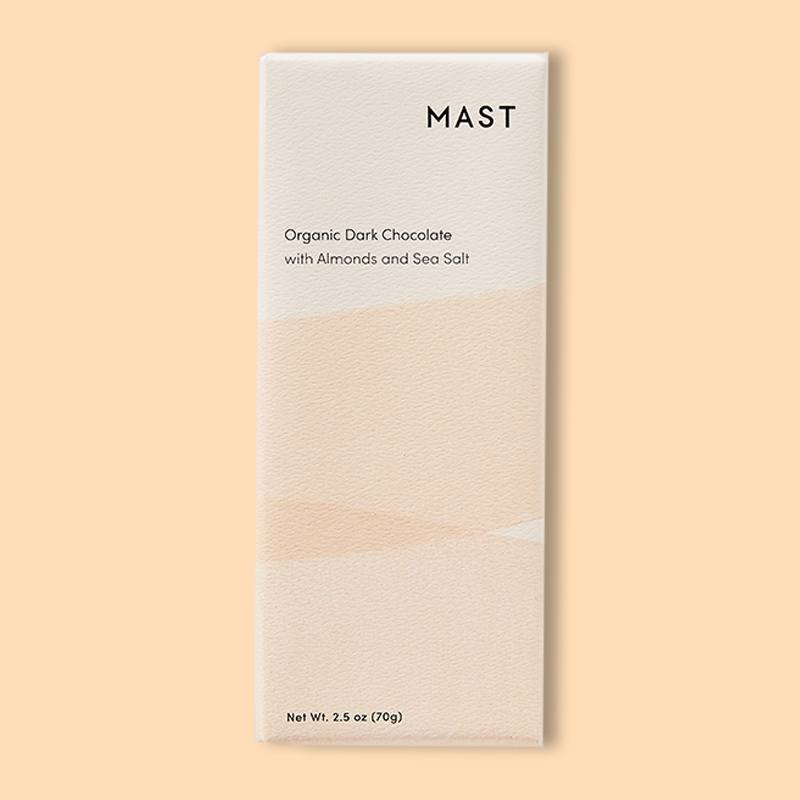 Dark Chocolate with Almonds & Sea Salt 2.5 oz image