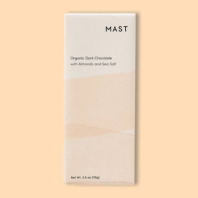 Dark Chocolate with Almonds & Sea Salt 2.5 oz
