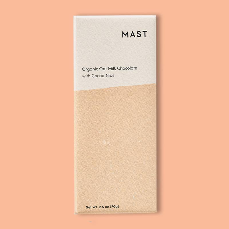 Oat Milk Chocolate with Cocoa Nibs 2.5 oz image