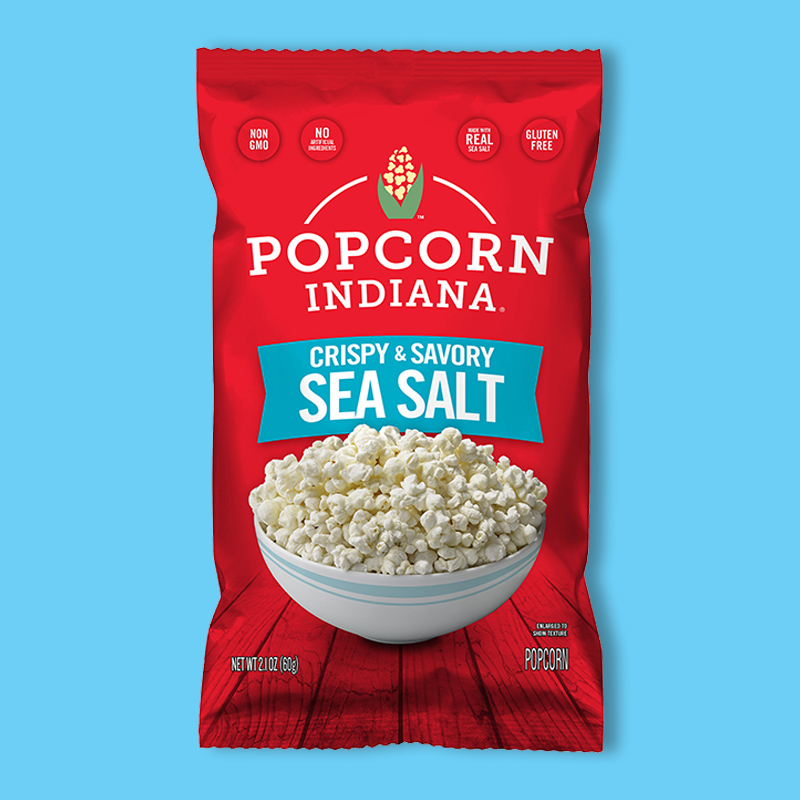 Popcorn Indiana Crispy & Savory Sea Salt 2.1 oz image