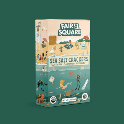 Sea Salt Crackers 4 oz (8 Pack)