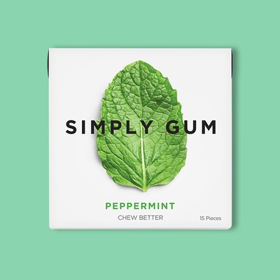 Simply Gum Peppermint  15 ct image