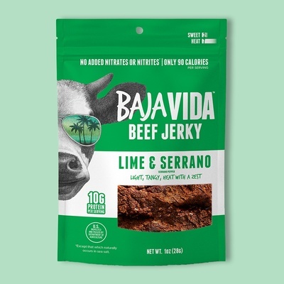 Lime & Serrano Pepper Beef Jerky 1 oz image