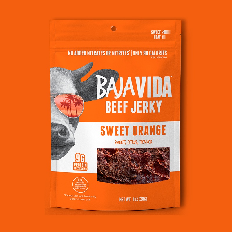 Sweet Orange Beef Jerky 1 oz image