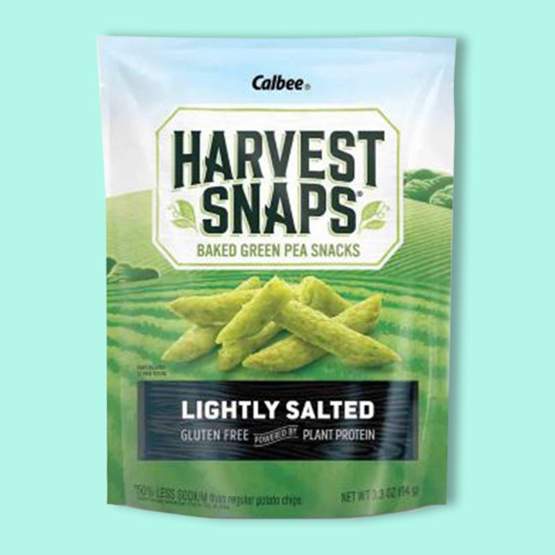 Harvest Snaps Lightly Salted Green Pea Snack Crisps 3.3 oz image