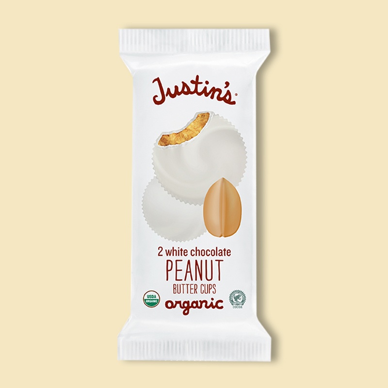 Justin's White Chocolate Peanut Butter Cups 1.4 oz image