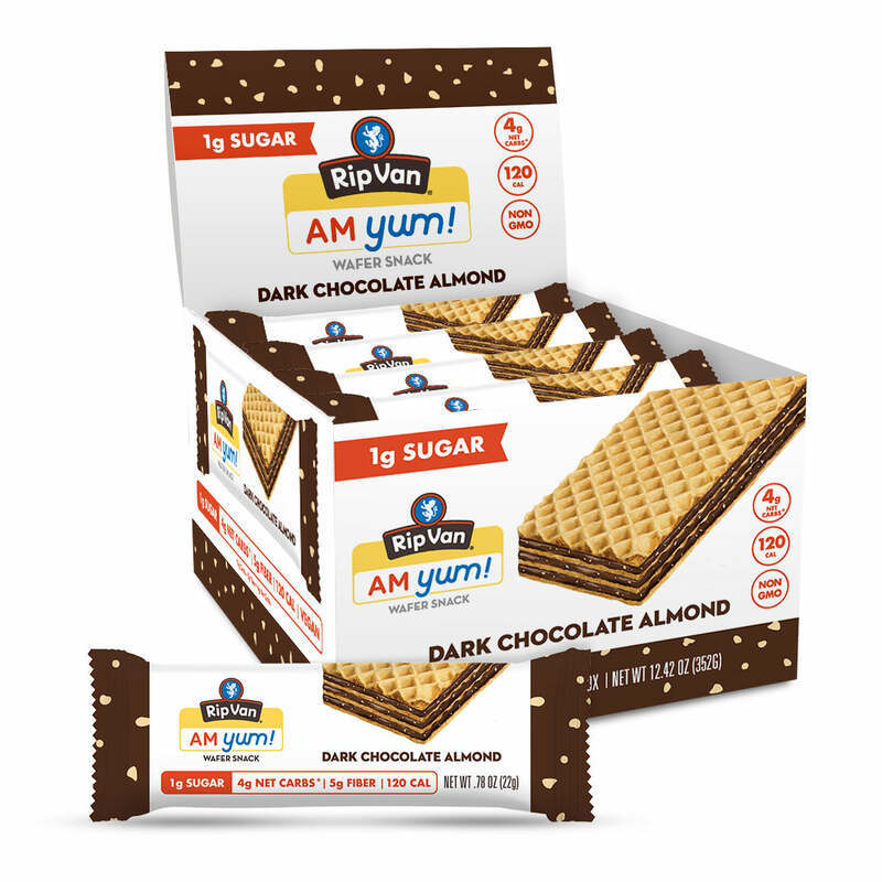 Chocolate Almond AM Yum Wafers .78 oz (16 Pack) image