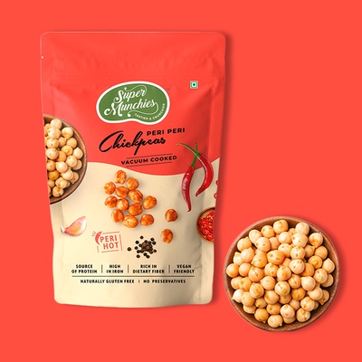 Peri Peri Chickpeas Vacuum Cooked 2.5 oz image