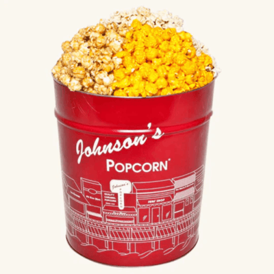 Johnsons Popcorn Tin image
