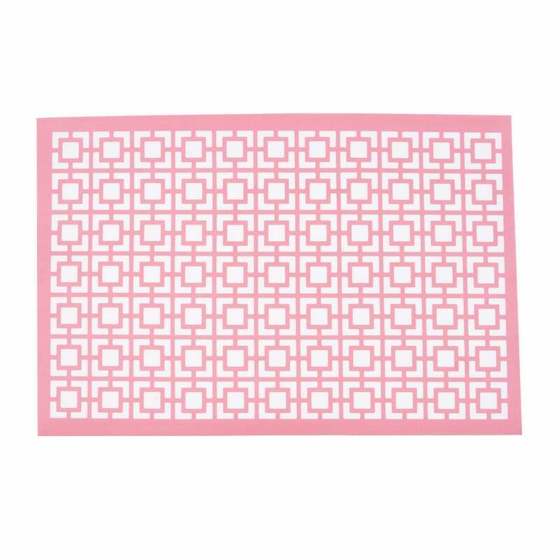 Breeze Block Placemat-Vista Vue in Pink image