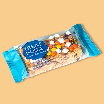 Chocolate Peanut Butter Rice Krispie Treat 3 oz image