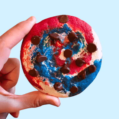Giant Red White And Blue Cookies (8) image