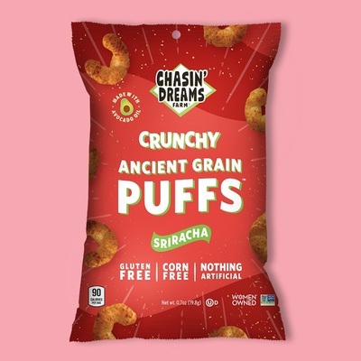 Sriracha Crunchy Ancient Grain Puffs 0.7oz