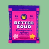 Pomegranate Apricot Sour Gummy Candy 1.8 oz