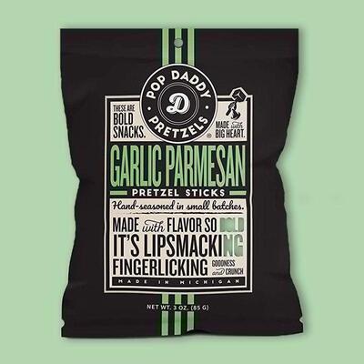 Garlic Parmesan Pretzels 3 oz