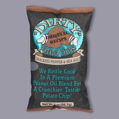 Dirty Potato Chips Cracked Pepper & Sea Salt 2 oz image