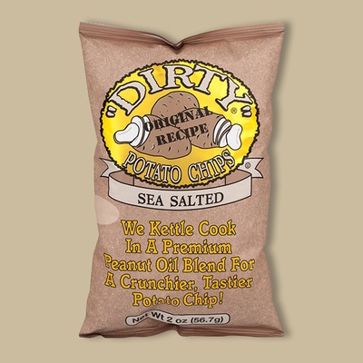 Dirty Potato Chips Sea Salted 2 oz  image
