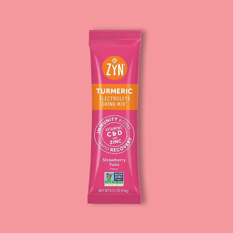 Turmeric Electrolyte Strawberry Yuzu Mix Drink 0.32 oz image