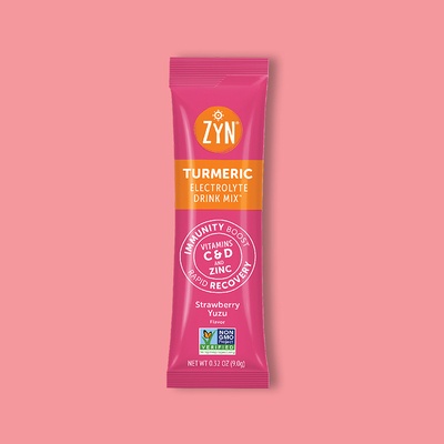 Turmeric Electrolyte Strawberry Yuzu Mix Drink 0.32 oz image