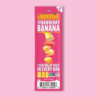 Strawberry Banana Dehydrated Fruit Bar 1.1 oz image