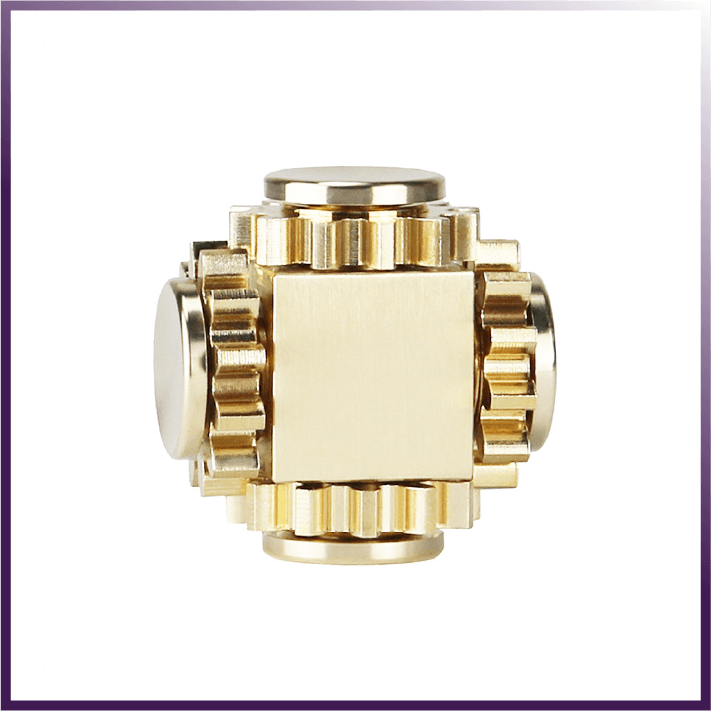 Brass Cube Gears Spinner image