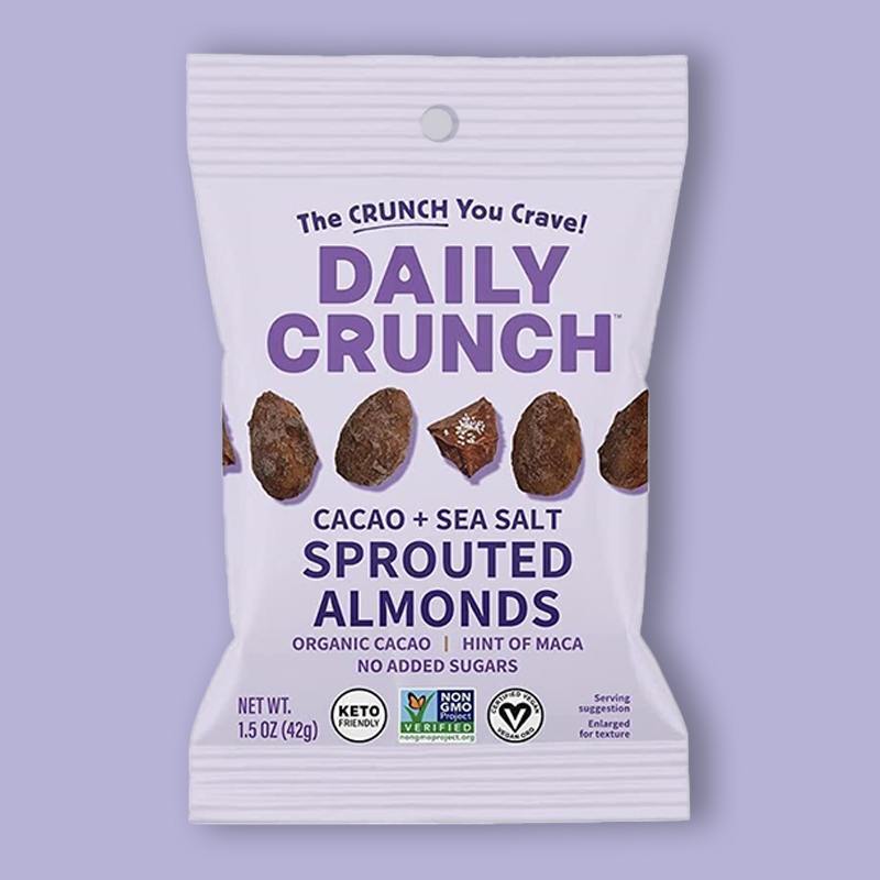 Cacao + Sea Salt Sprouted Almonds 1.5 oz image
