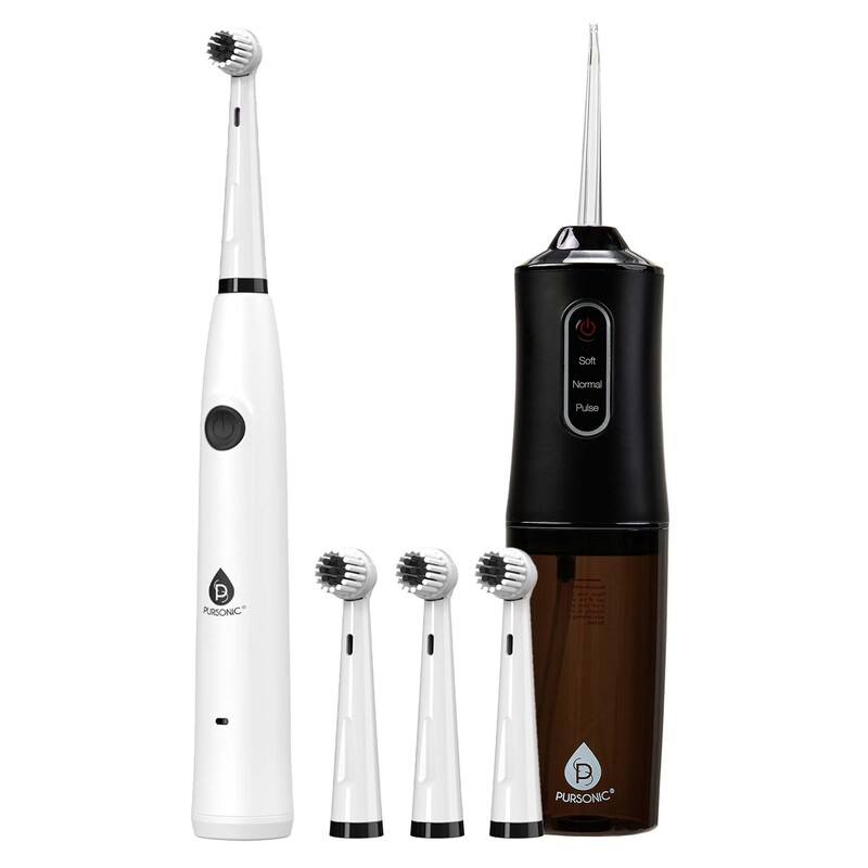 Mario Lopez USB Rechargeable Electric Toothbrush & USB Water Flosser image
