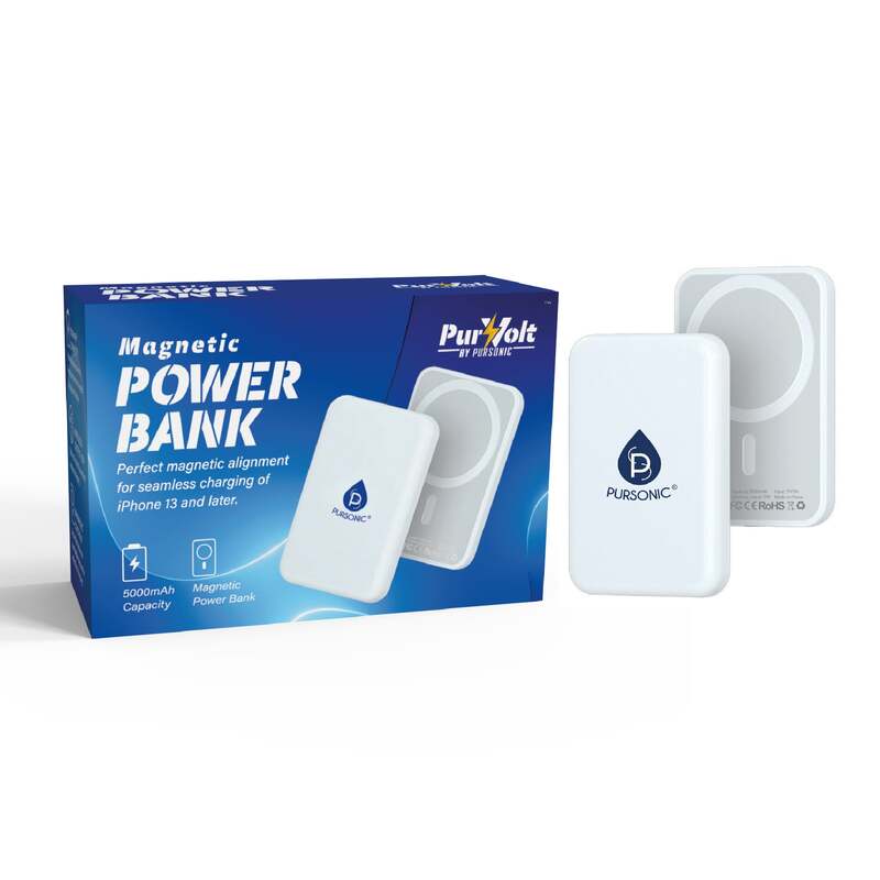Magnetic Wireless Power Bank – Portable, Powerful, Effortless Charging image