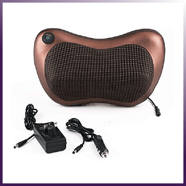 Back and Neck Massage Pillow w/Heat image