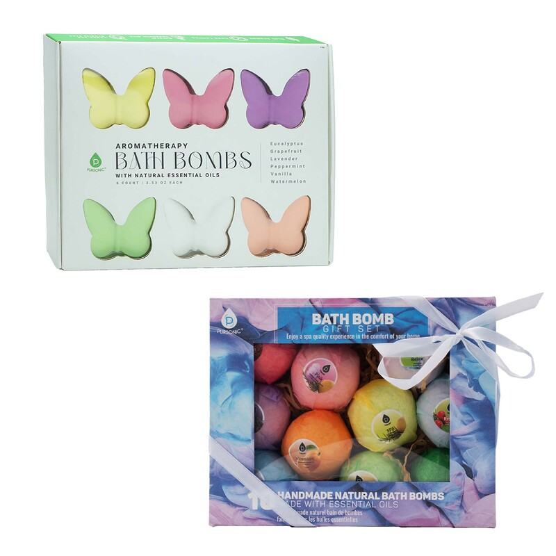 Pursonic Aromatherapy Bath Bomb Collection – Transform Your Bath into a Spa image