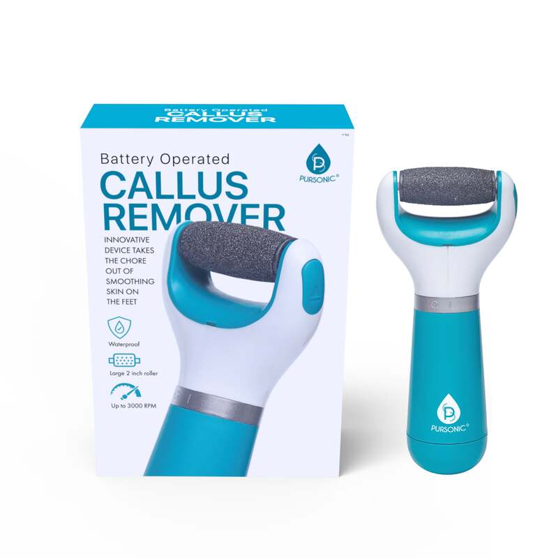 Battery-Operated Callus Remover – Effortlessly Smooth Feet with Waterproof, Safe & Comfortable Device image