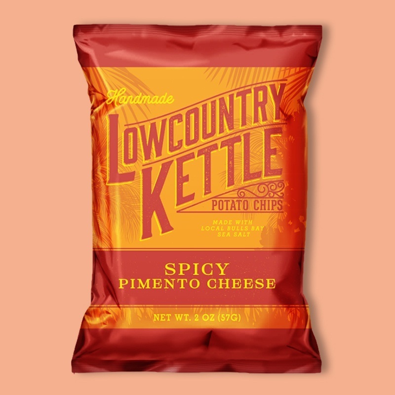 Spicy Pimento Cheese Potato Chips 2 oz image