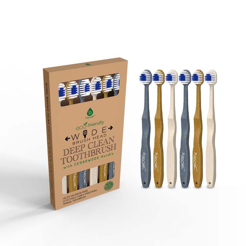 Eco Friendly Wide Brush Head Deep Clean Toothbrush image