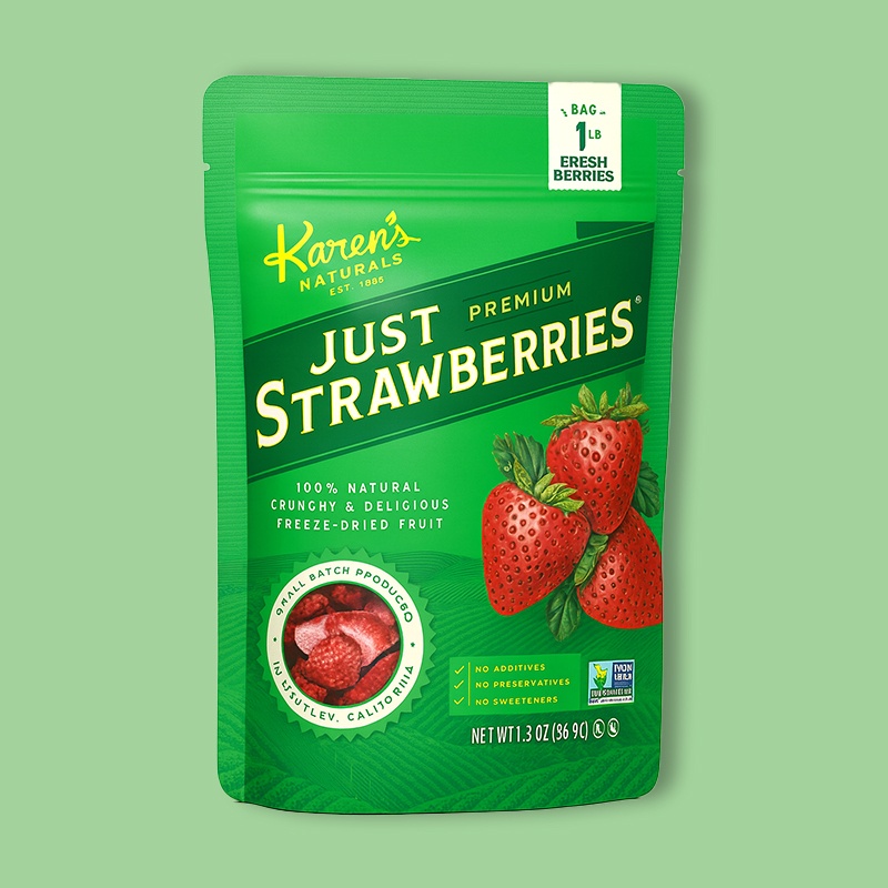 Crunchy Strawberries Freeze-Dried Fruit 1.3 oz image