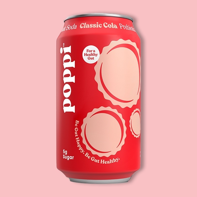 Classic Cola Prebiotic Soda 12 fl oz image