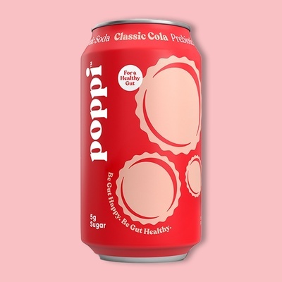 Classic Cola Prebiotic Soda 12 fl oz image
