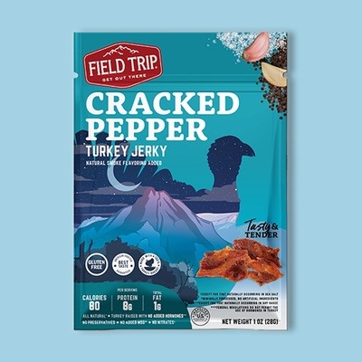 Cracked Pepper Turkey Jerky 1 oz image