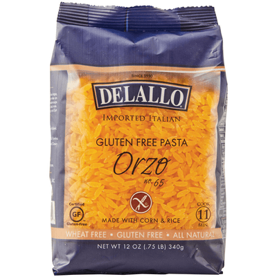 Gluten Free Orzo Pasta (Corn & Rice Flour)