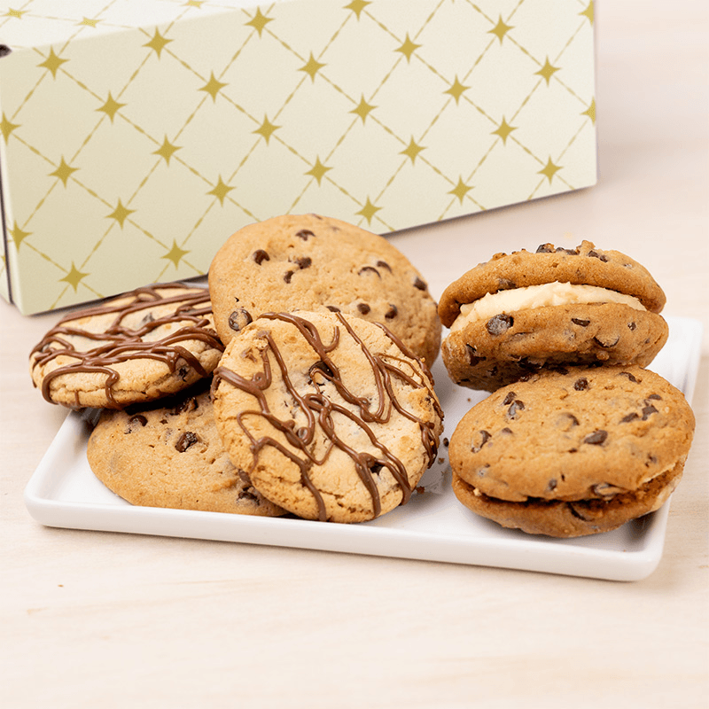 Chocolate lovers cookie gift (6 pc) image
