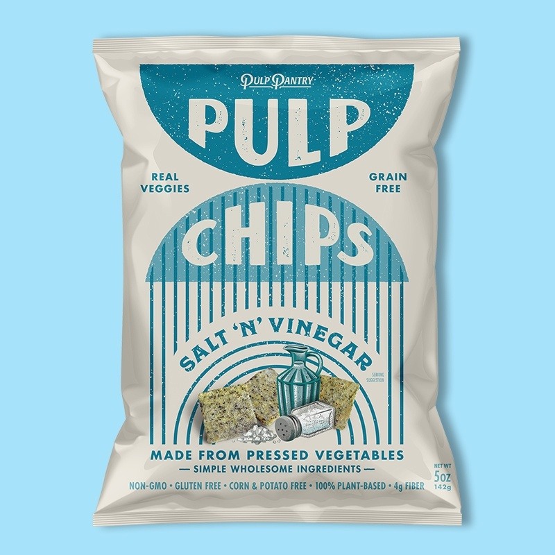 Salt & Vinegar Veggie Chips 5 oz image