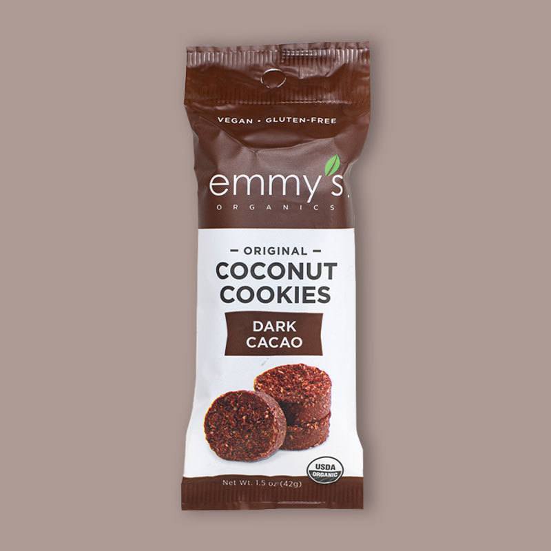 Dark Cacao Coconut Cookies 1.5 oz image