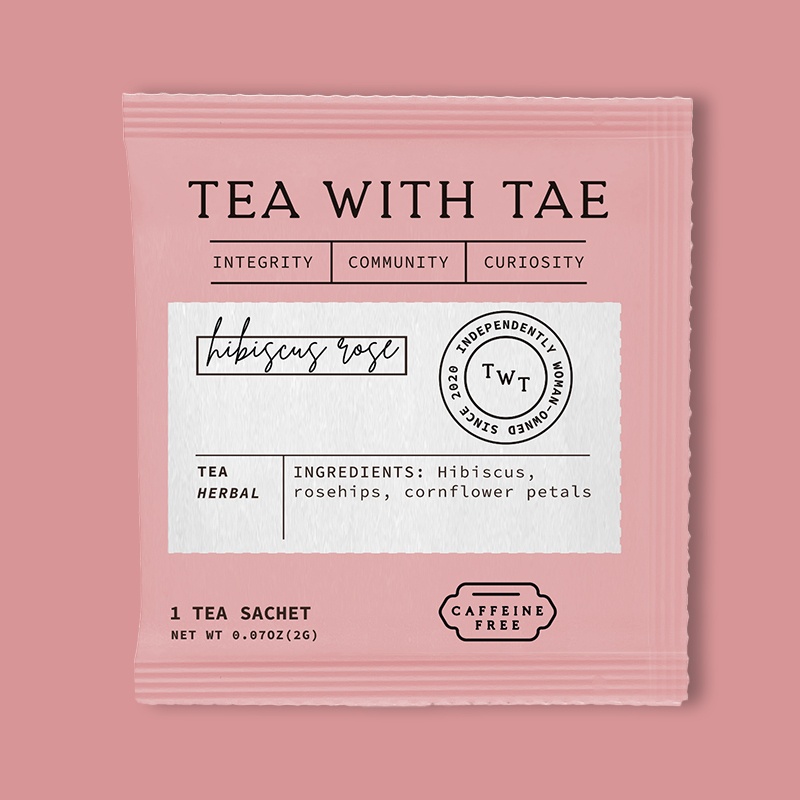 Hibiscus Rose Individually Wrapped Tea Bag 0.70 oz image