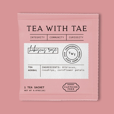Hibiscus Rose Individually Wrapped Tea Bag 0.70 oz