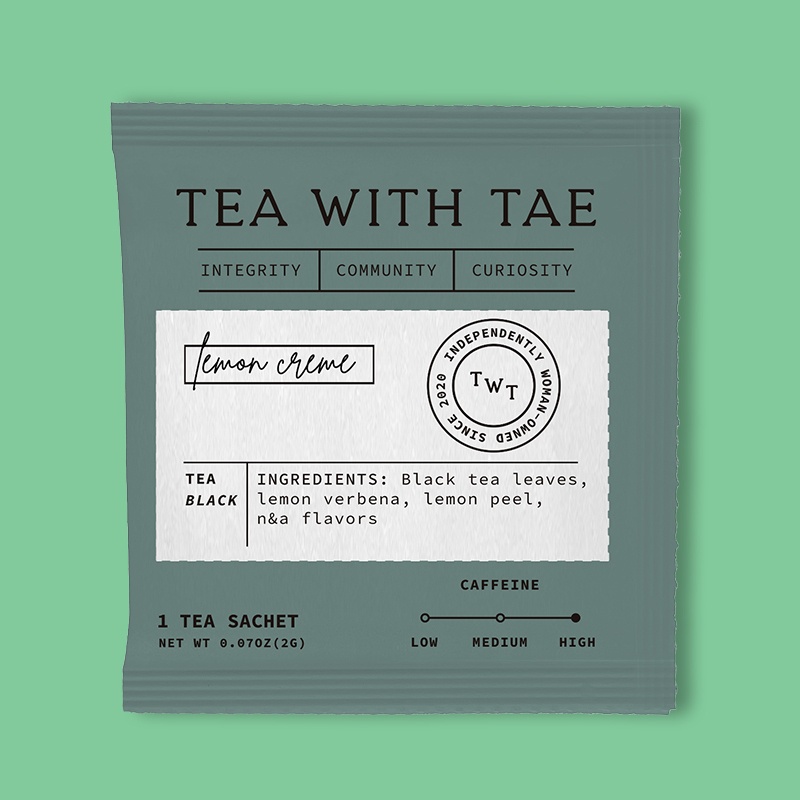 Lemon Creme Individually Wrapped Tea Bag 0.70 oz image