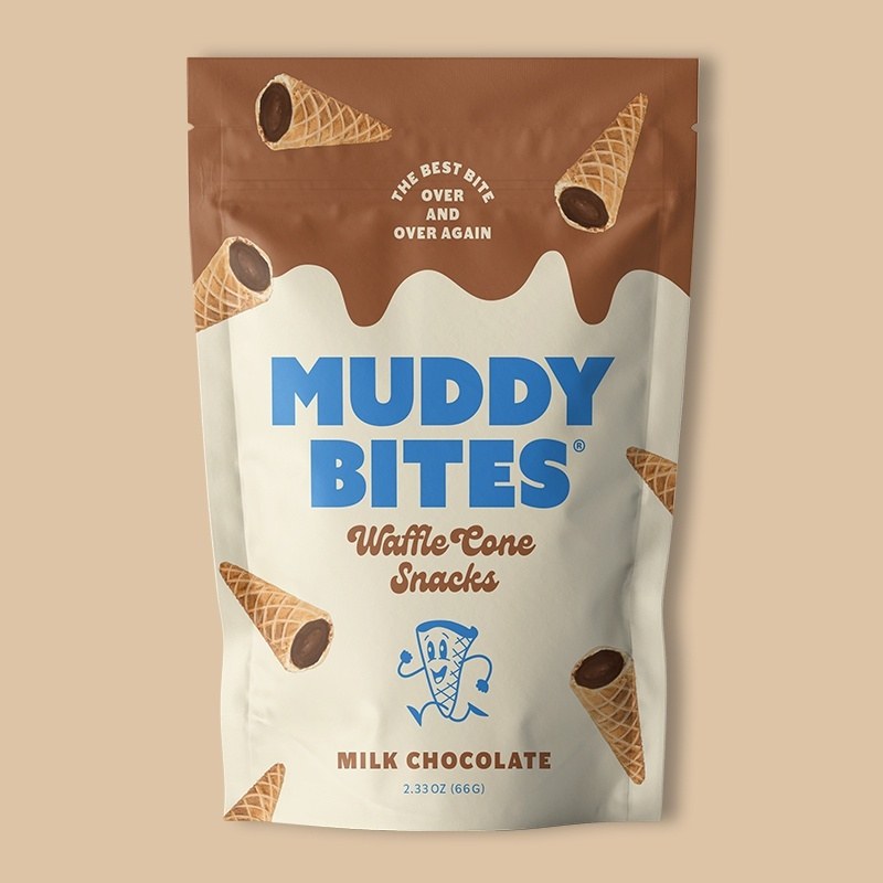 Milk Chocolate Waffle Cone Snacks 2.33 oz image