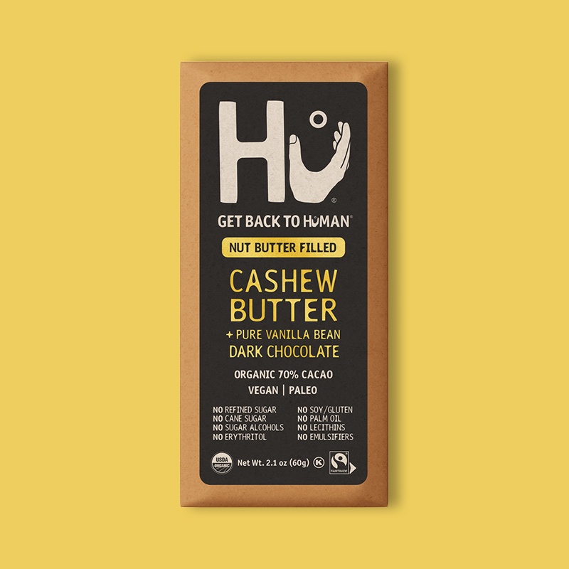 Cashew Butter + Vanilla Bean Dark Chocolate 2.1 oz image