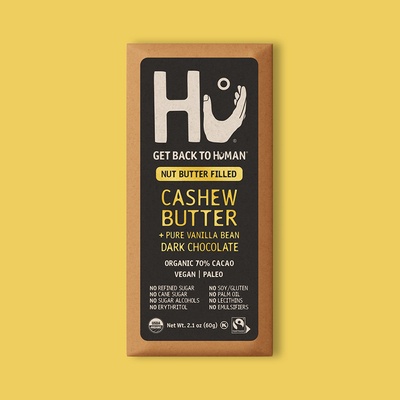 Cashew Butter + Vanilla Bean Dark Chocolate 2.1 oz image