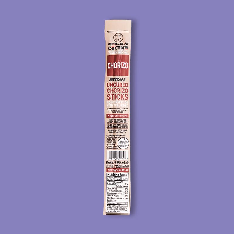 Chorizo Seco Mild Chorizo Air Dried Salami  Snack Stick 0.8 oz image